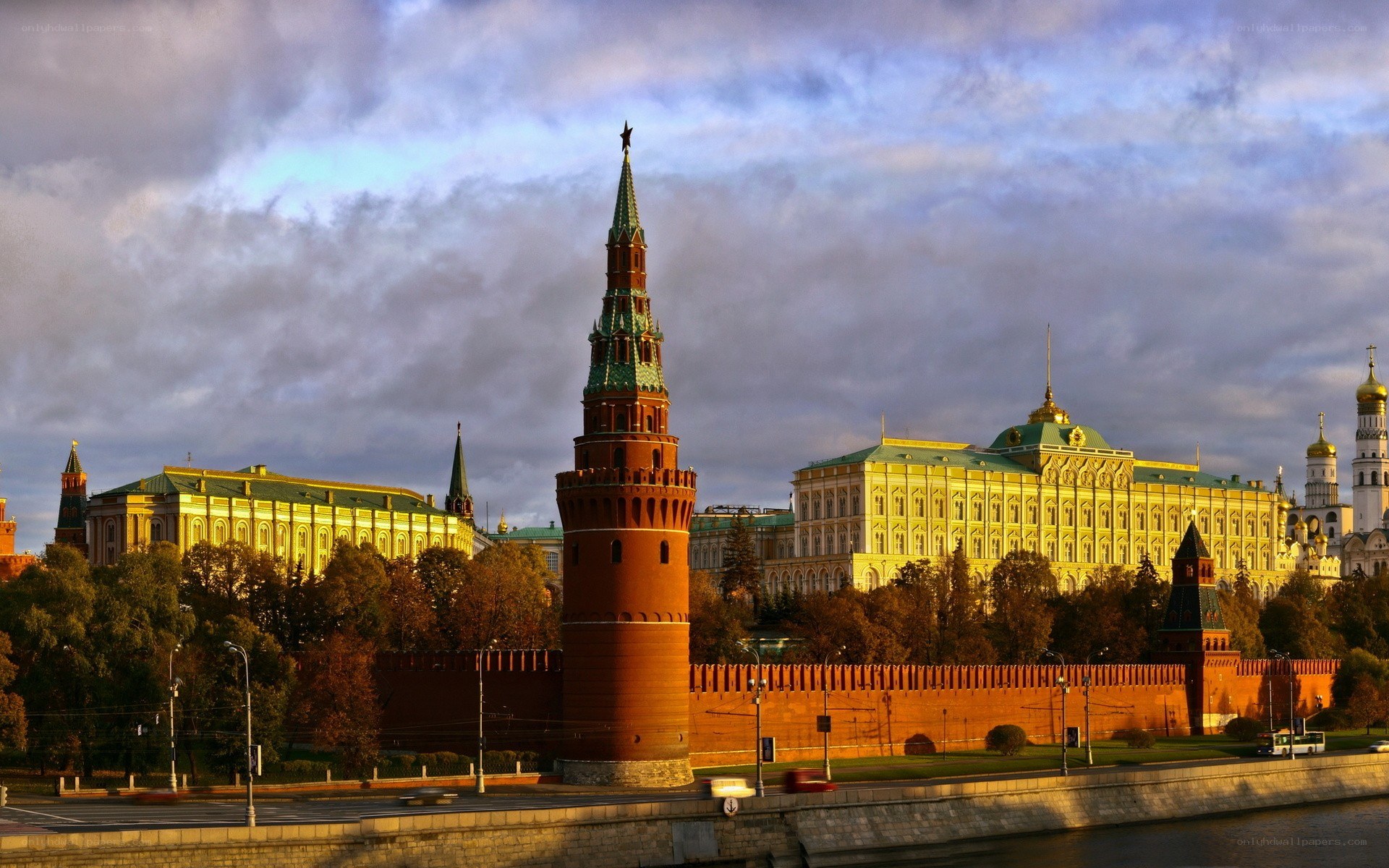 Moscow Kremlin at sunset