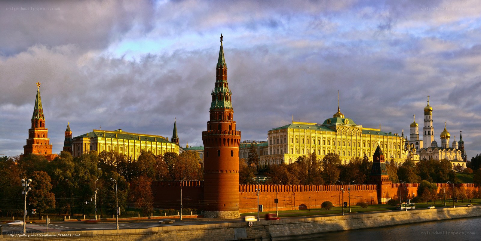 Moscow Kremlin at sunset