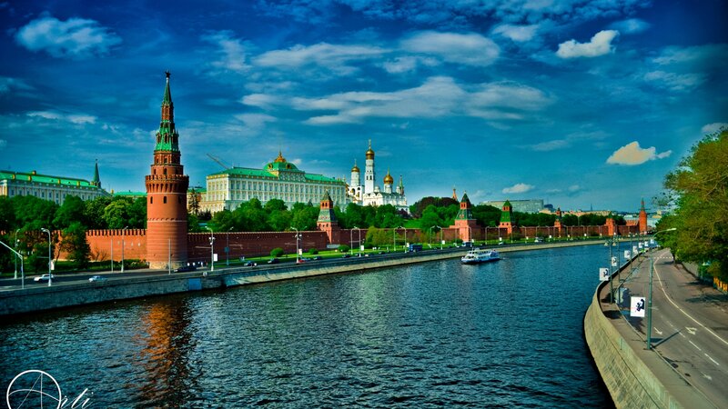 Moscow Kremlin — Blue