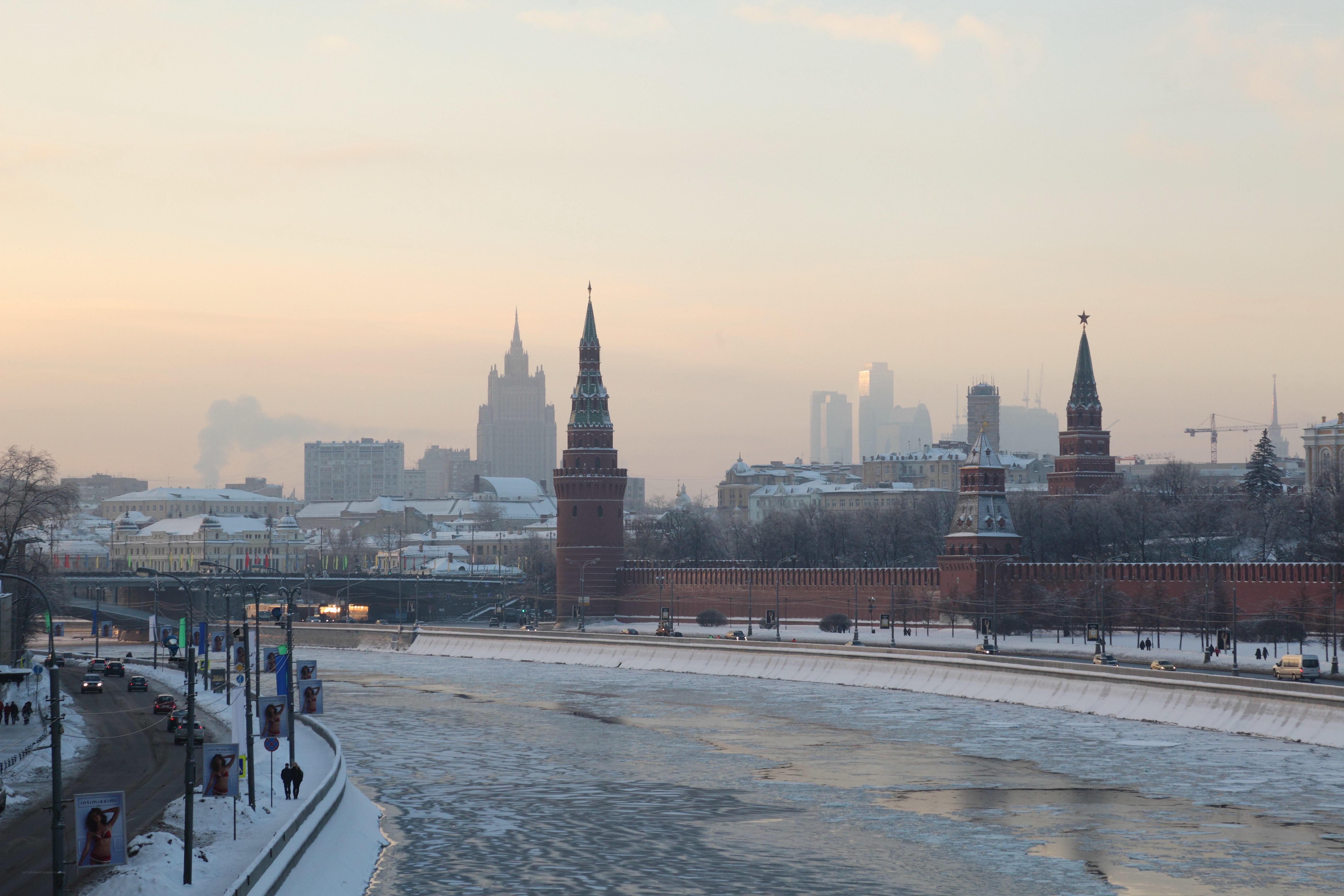 Moscow Kremlin in winter