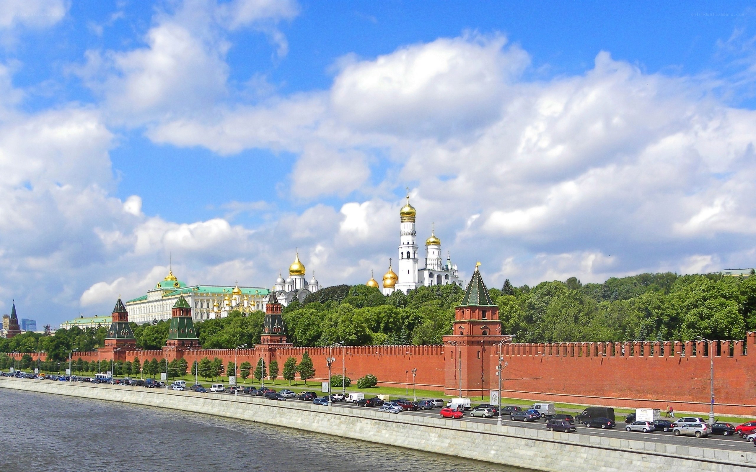 Moscow Kremlin on a sunny day