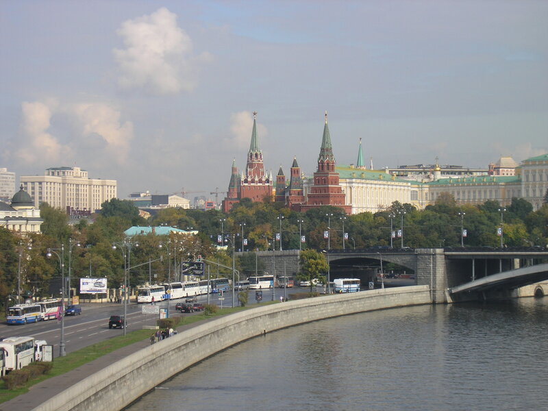 Moscow Kremlin View — Gray