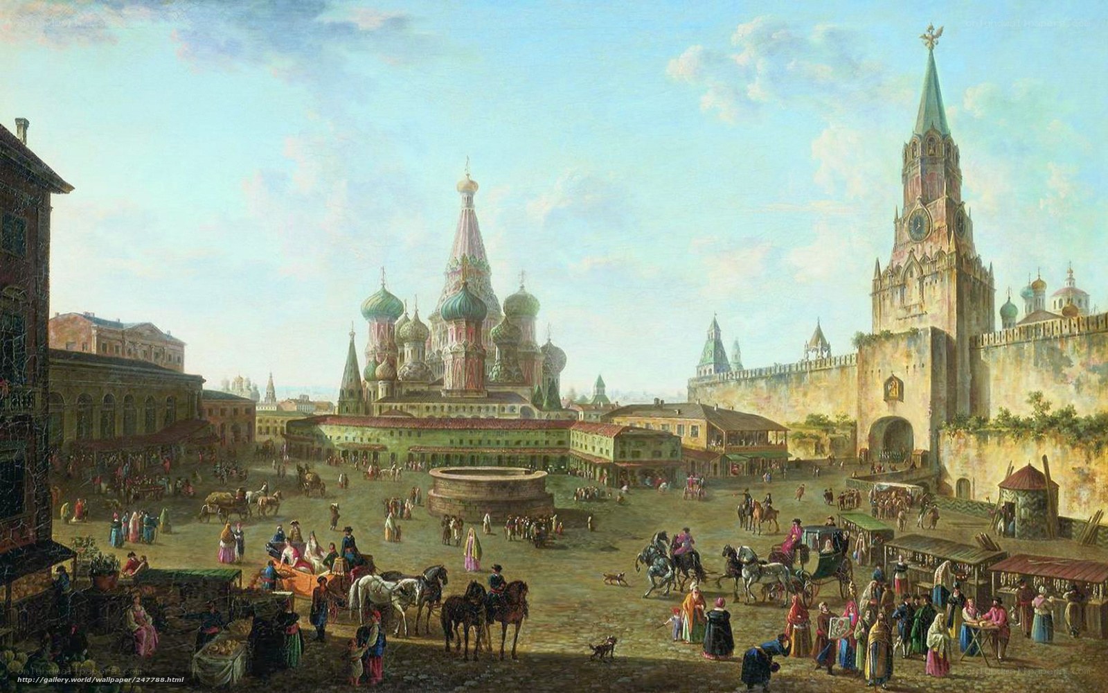 Moscow Red Square scene