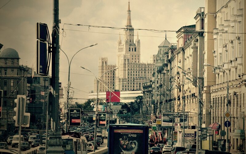 Moscow Skyscraper View