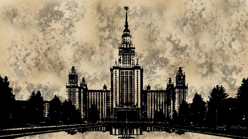 Moscow State University silhouette