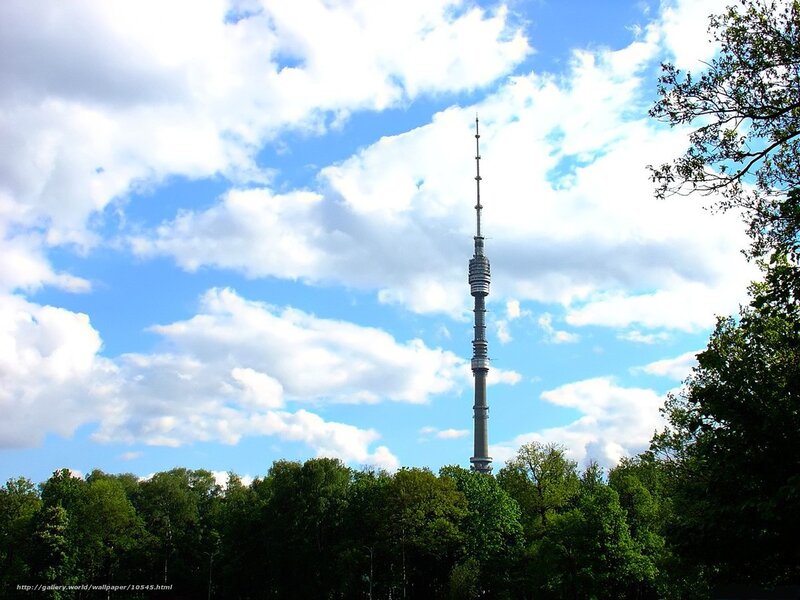 Moscow TV Tower on a sunny day