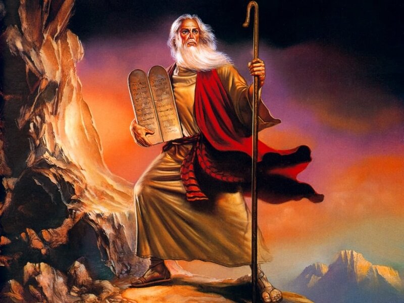 Moses with the Ten Commandments
