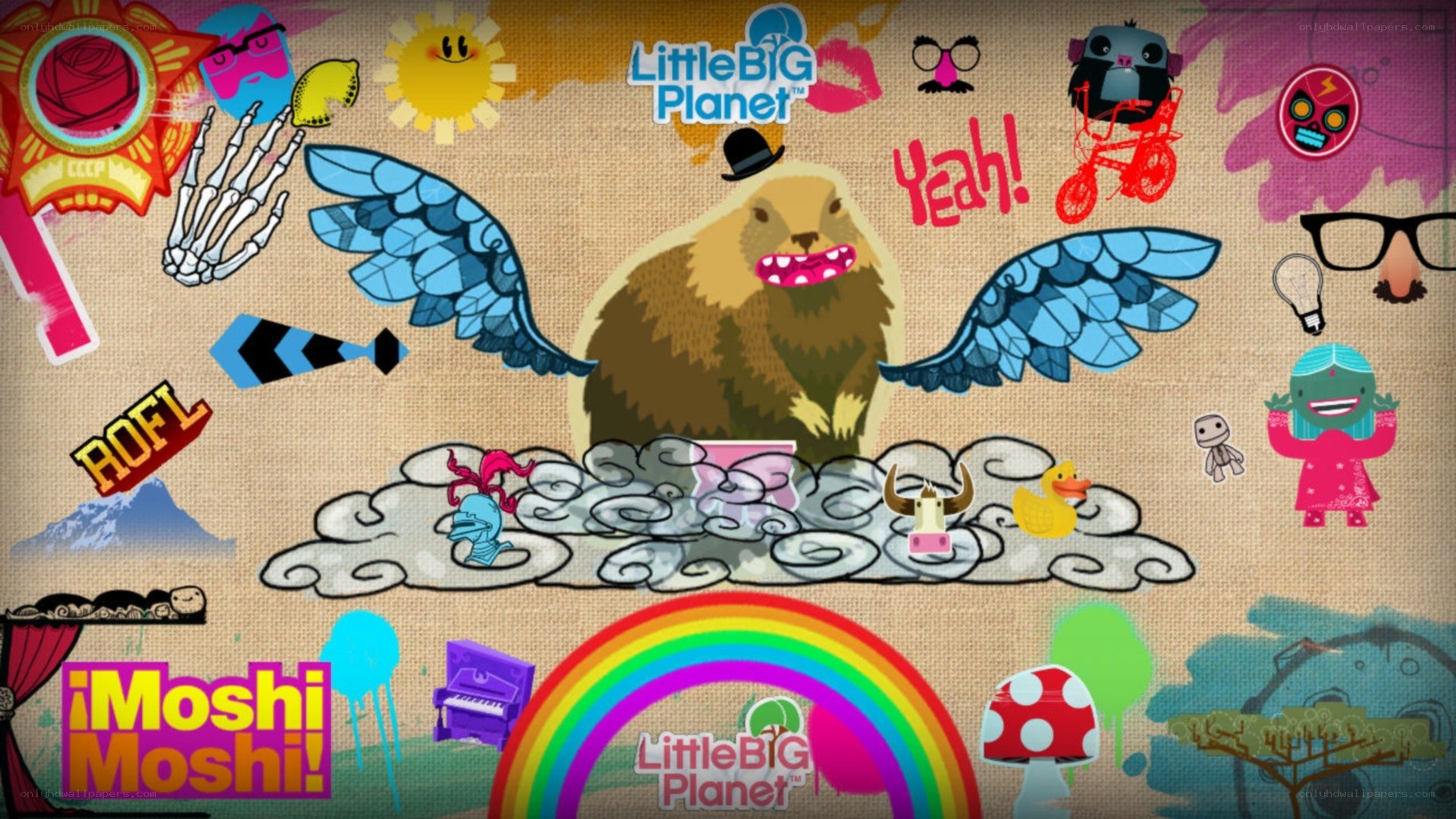 Moshi Monsters collage