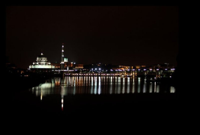 Mosque at Night — Black