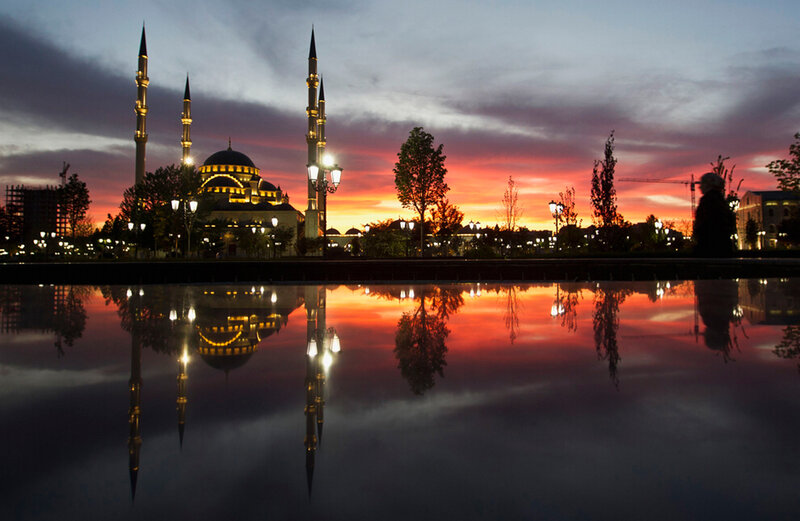 Mosque at Sunset