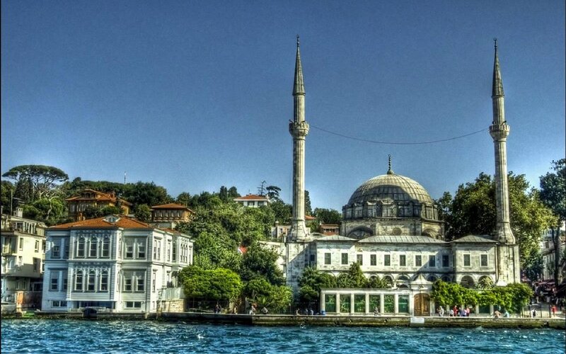 Mosque by the water
