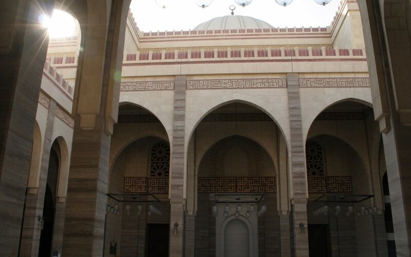 Mosque Courtyard Interior — Beige