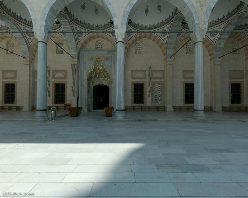 mosque courtyard interior