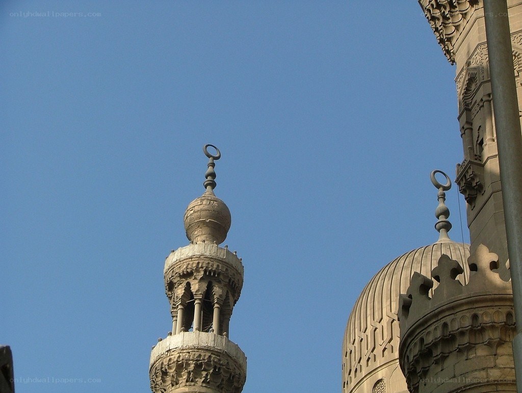 Mosque domes and minarets
