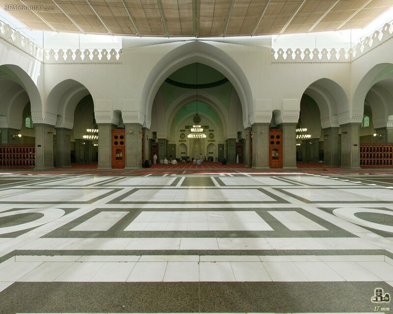 Mosque Interior — White