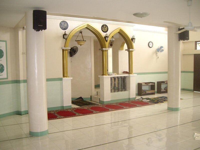 Mosque Interior with Arches