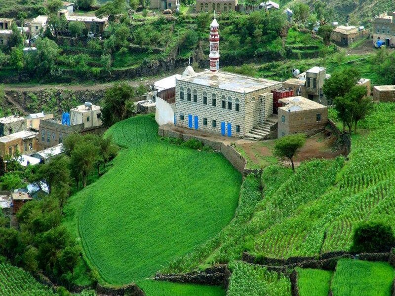 Mosque on a Hillside — Green
