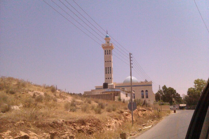 mosque on a hillside