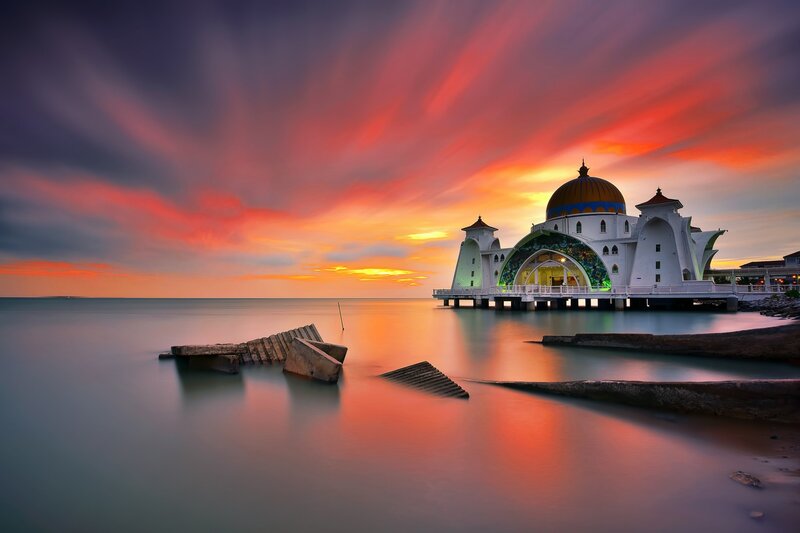 Mosque on a Pier