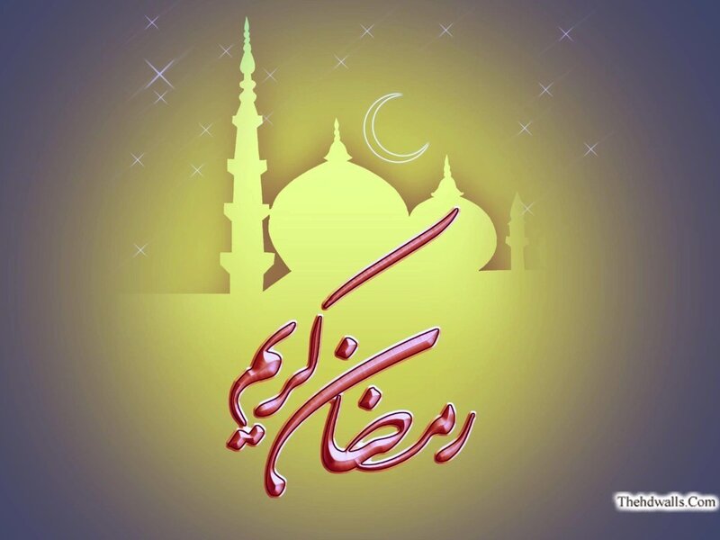 Mosque Silhouette with Crescent