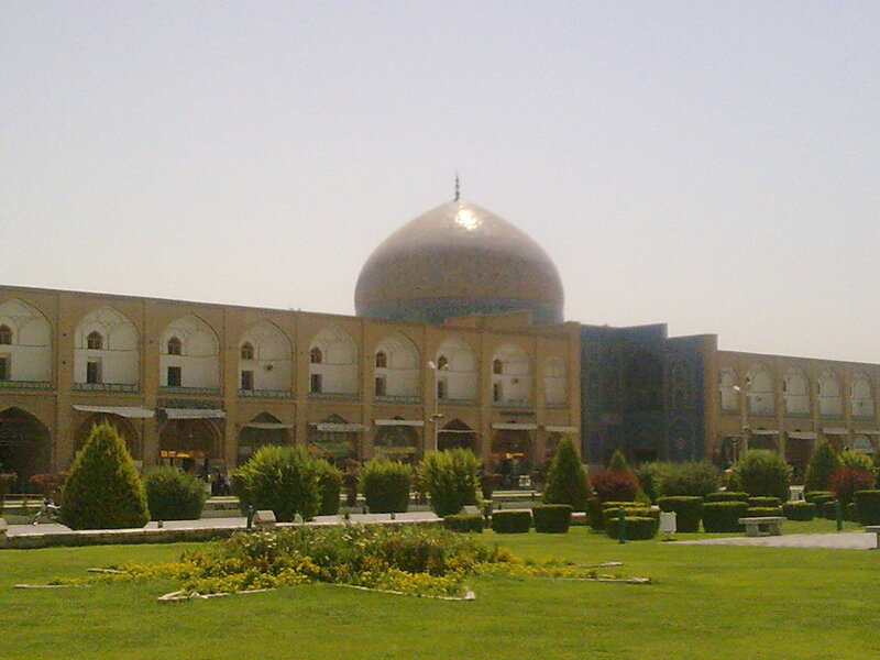 Mosque with a large dome