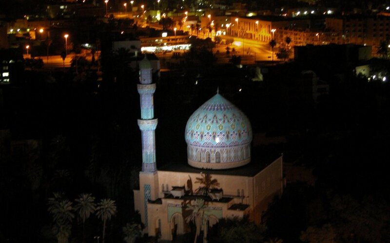 Mosque with Blue Dome — Serene