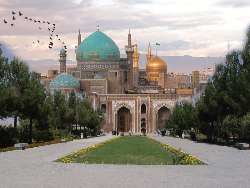 Mosque with Domes — Blue