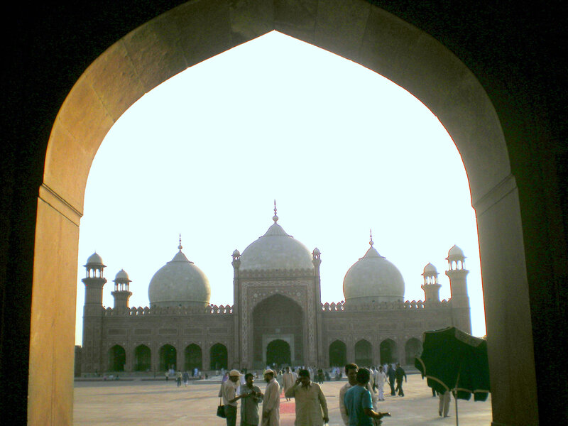 Mosque with Domes — White