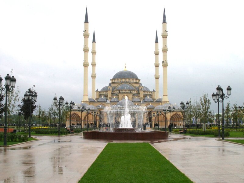 Mosque with Fountain