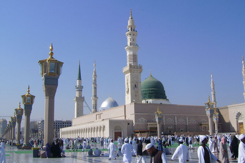 Mosque with Green Dome