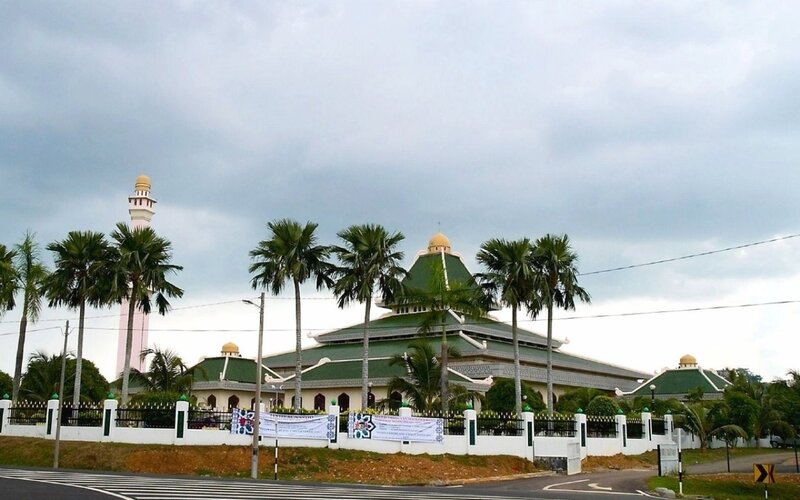 Mosque with Green Roof
