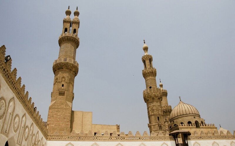 Mosque with Minarets — Beige
