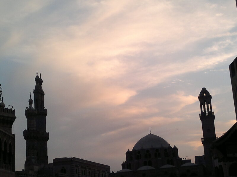 Mosque with Minarets — Gray
