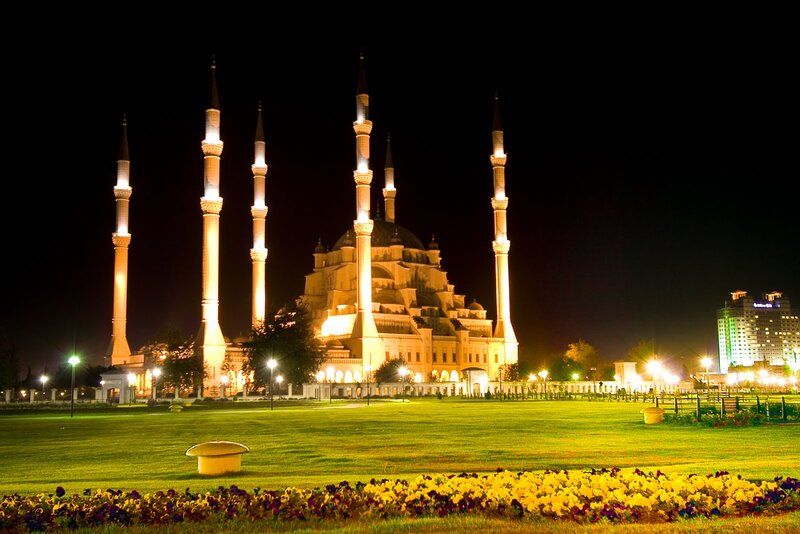 Mosque with Minarets — Yellow