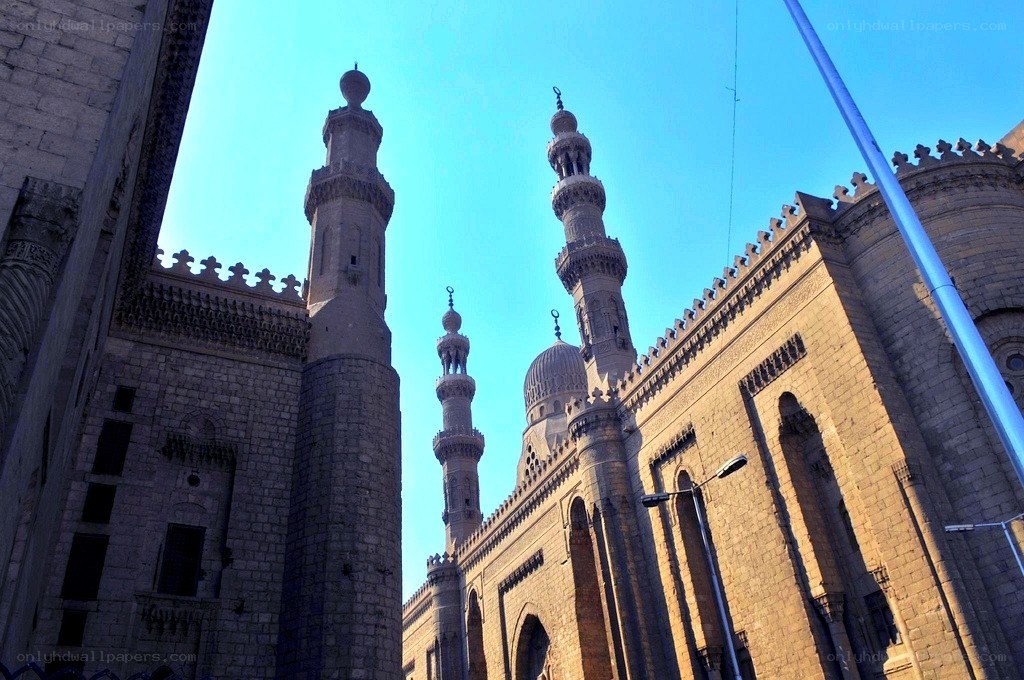 Mosque with minarets
