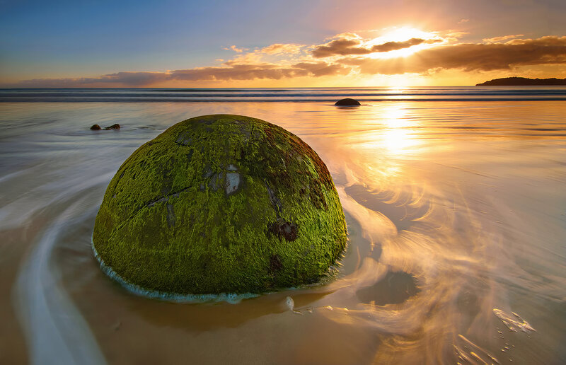 Moss-covered Boulder