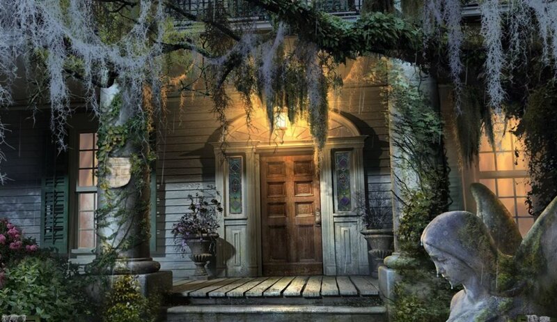 Moss-covered House Entrance