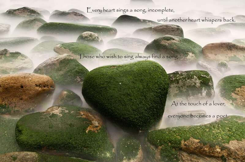 Moss-covered Rocks — Green