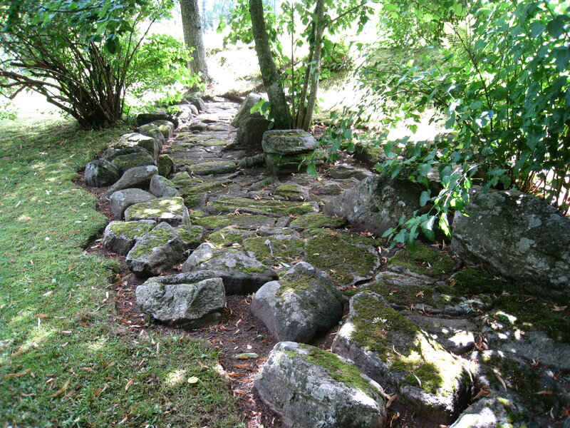 Moss-covered Stone Path — Green