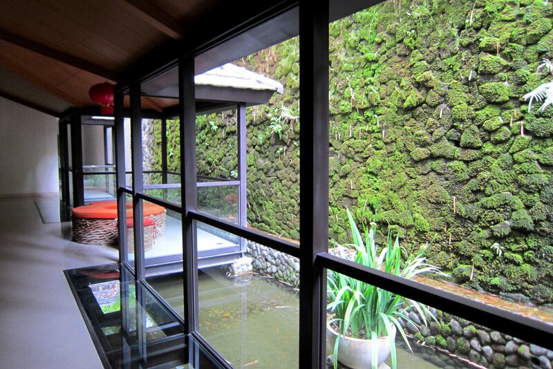 Moss-covered Stone Wall — Green, Serene