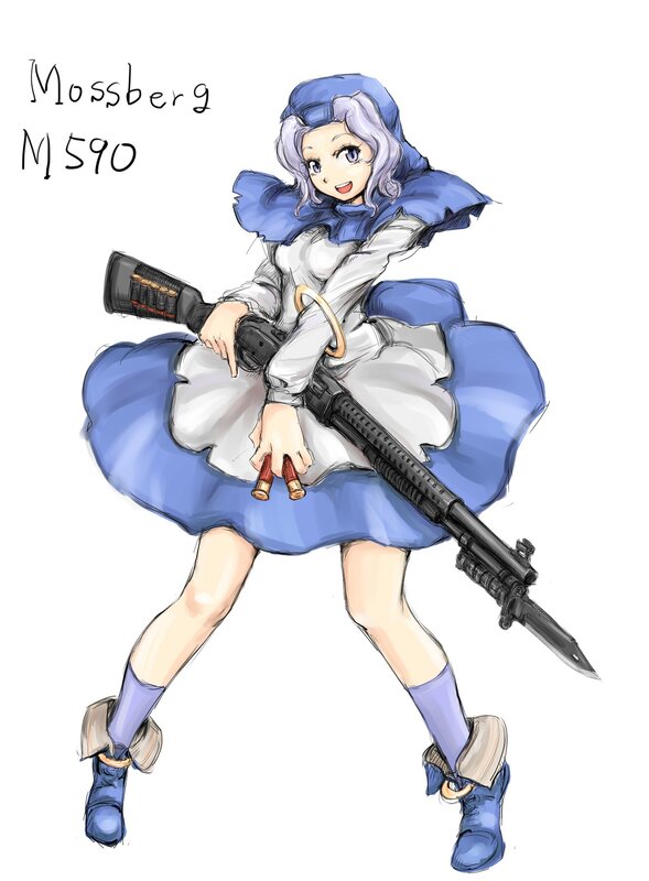 Mossberg M590 anime character
