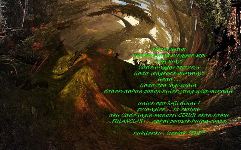 Mossy Forest Landscape — Green