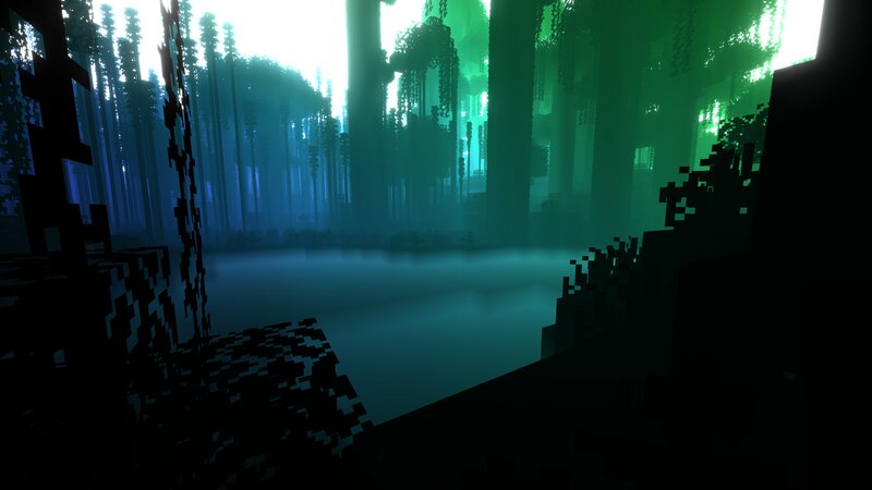 Mossy Forest with Fog