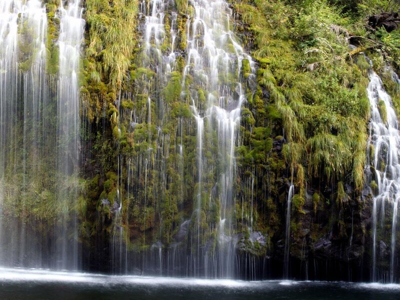 Mossy Waterfall — Green, Serene