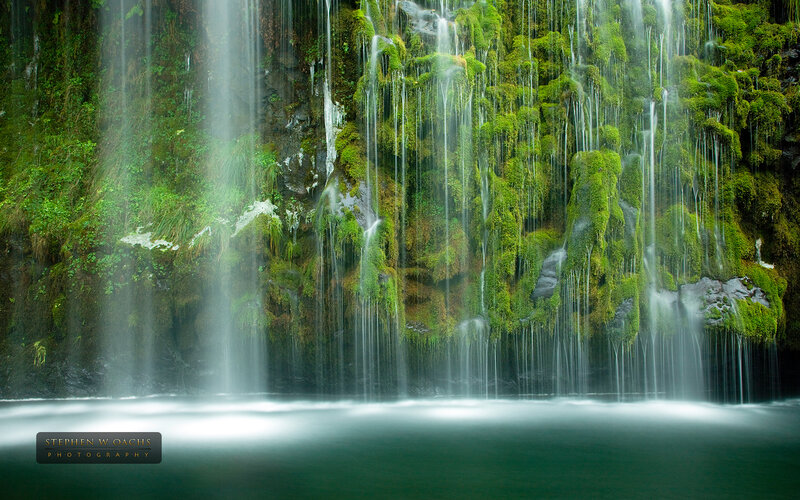Mossy Waterfall — Green