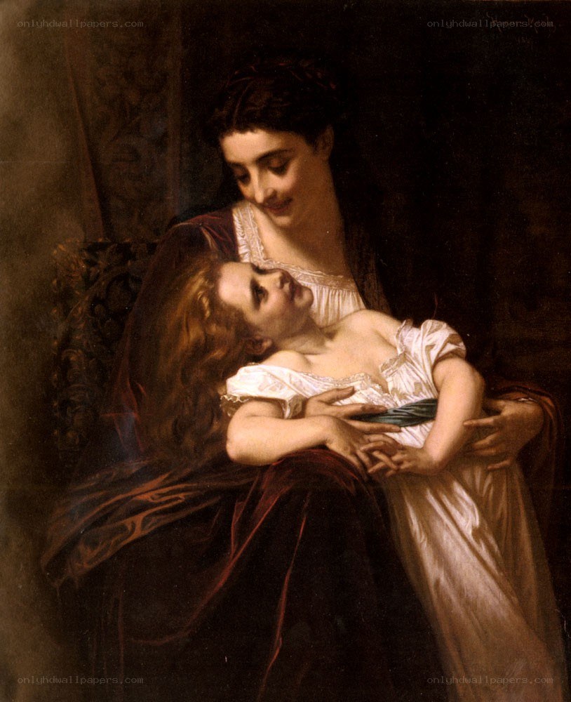 Mother and child portrait