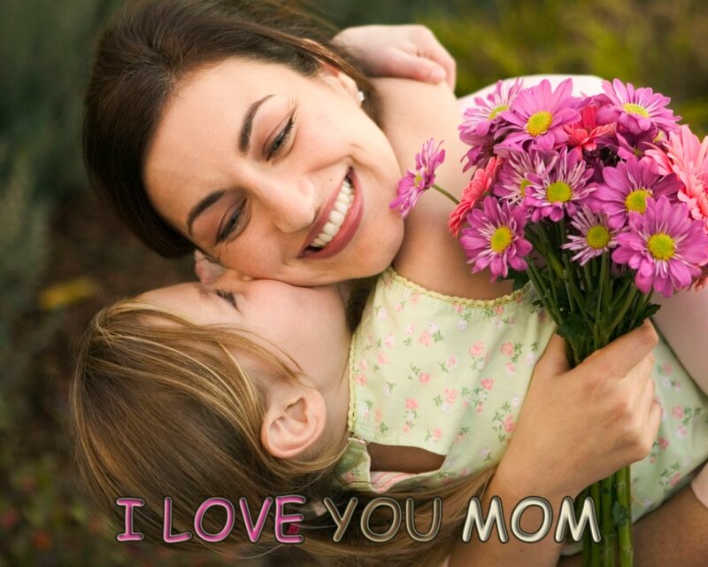 Mother and Daughter Hugging