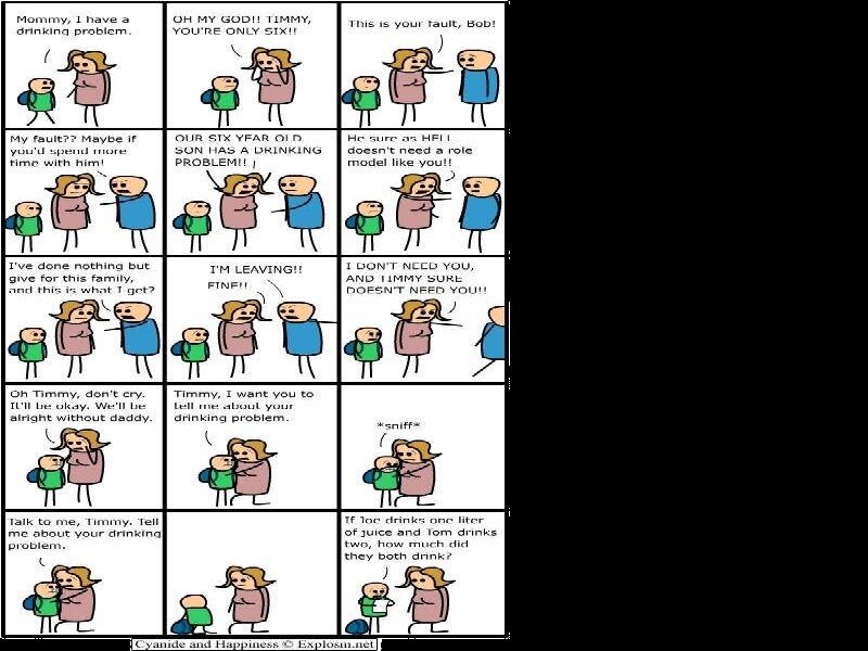Mother and Son in Comic