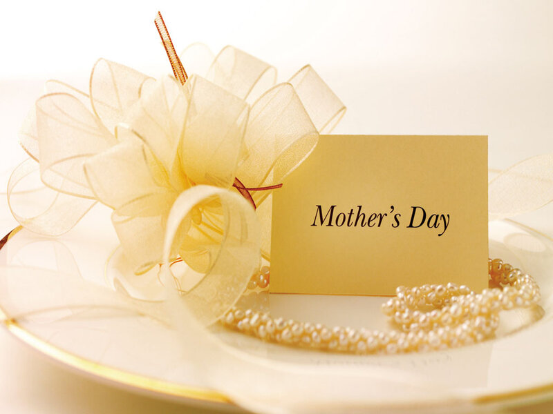 Mother's Day Card and Pearls