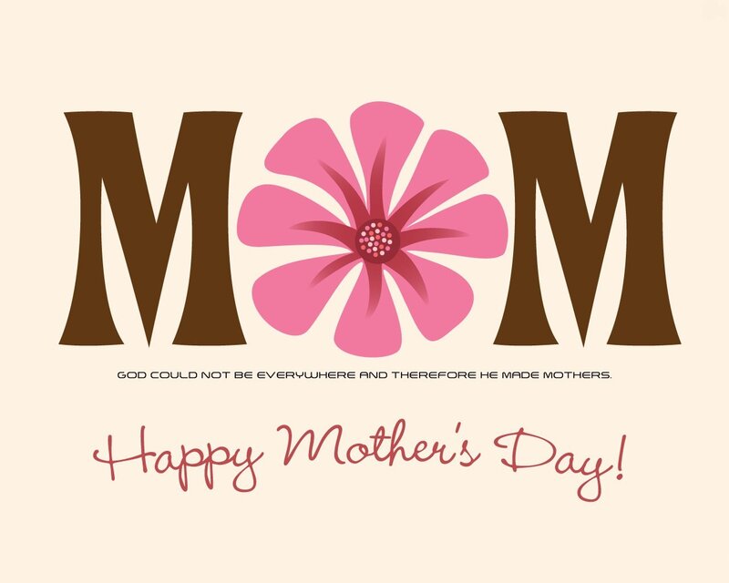 Mother's Day Card — Brown